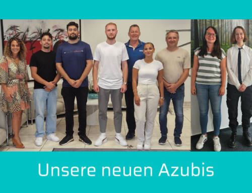 Wir begrüßen unsere neuen Azubis