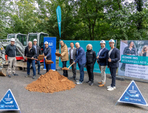 Spatenstich für den Glasfaserausbau mit 1&1 Versatel in Sankt Ingbert